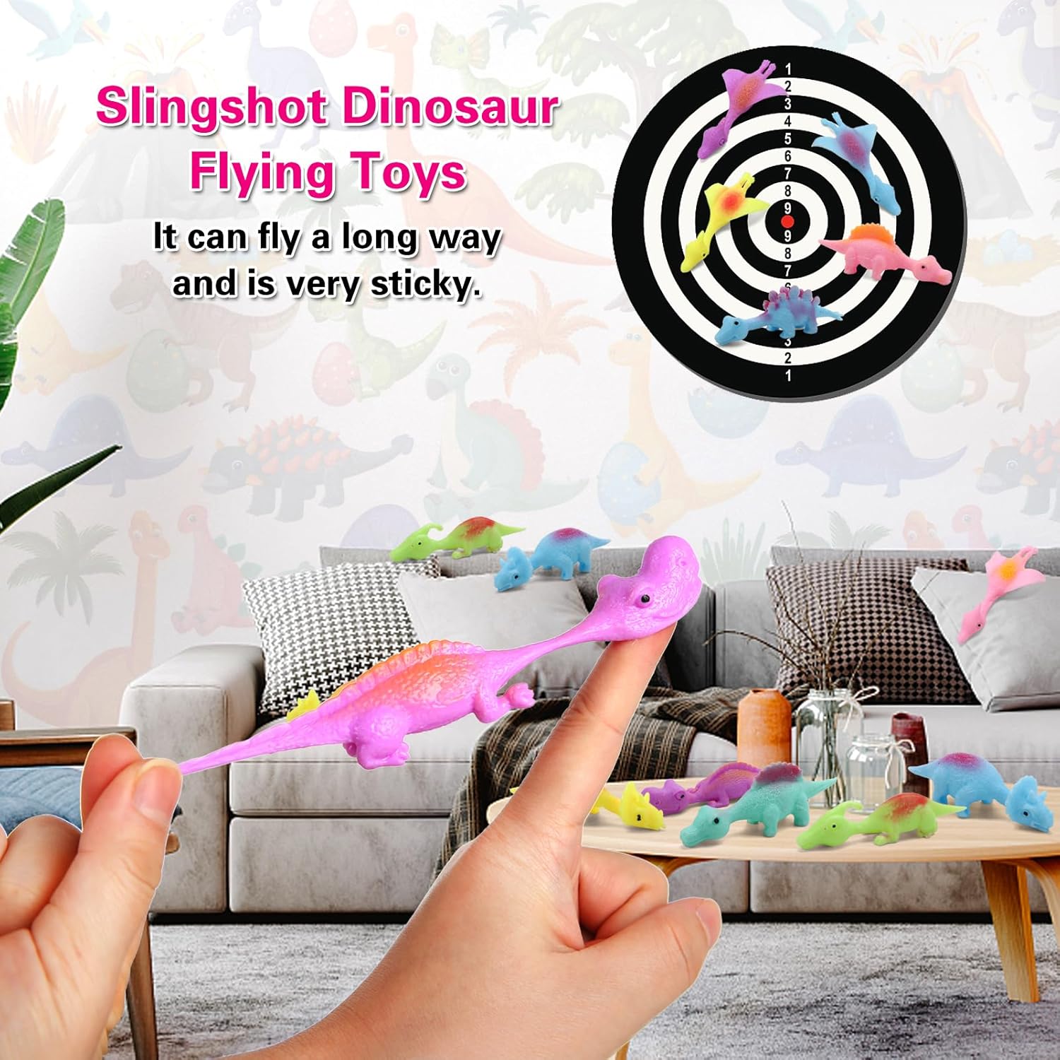 Slingshot Dinosaur Finger Toys