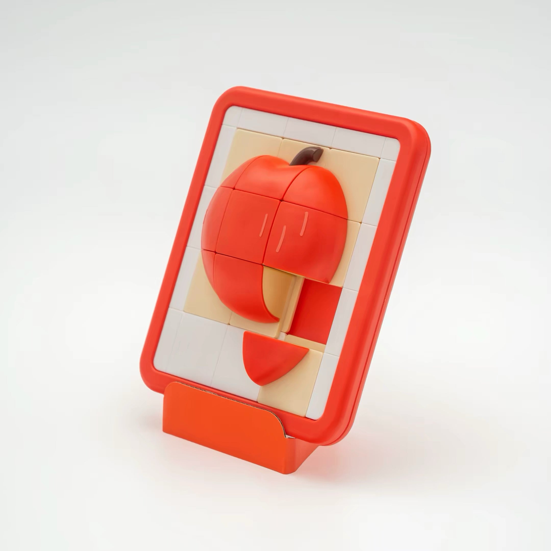 3D Fruit Sliding Puzzle Toy for Kids Brain Teaser Educational Gift