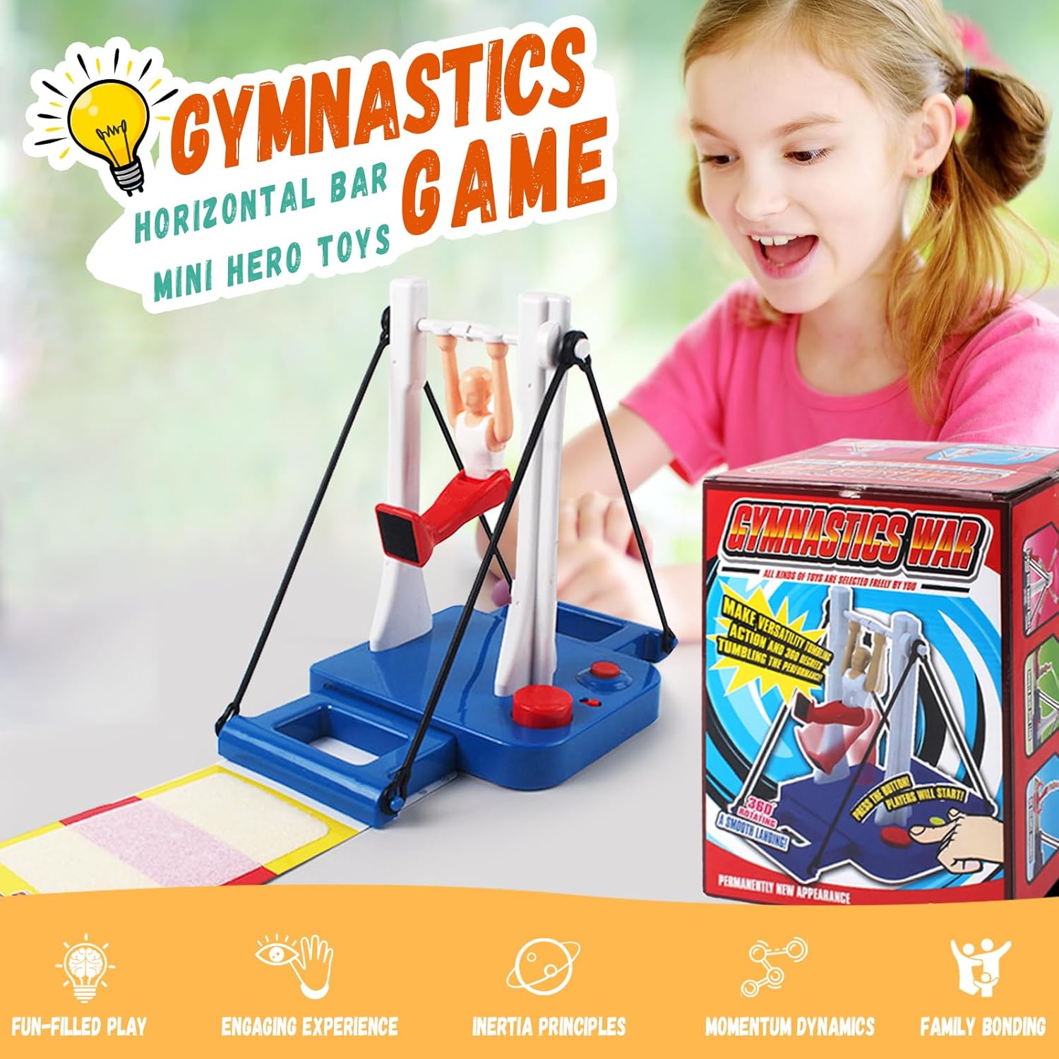 Gymnastics Challenge Game , Bar Toy