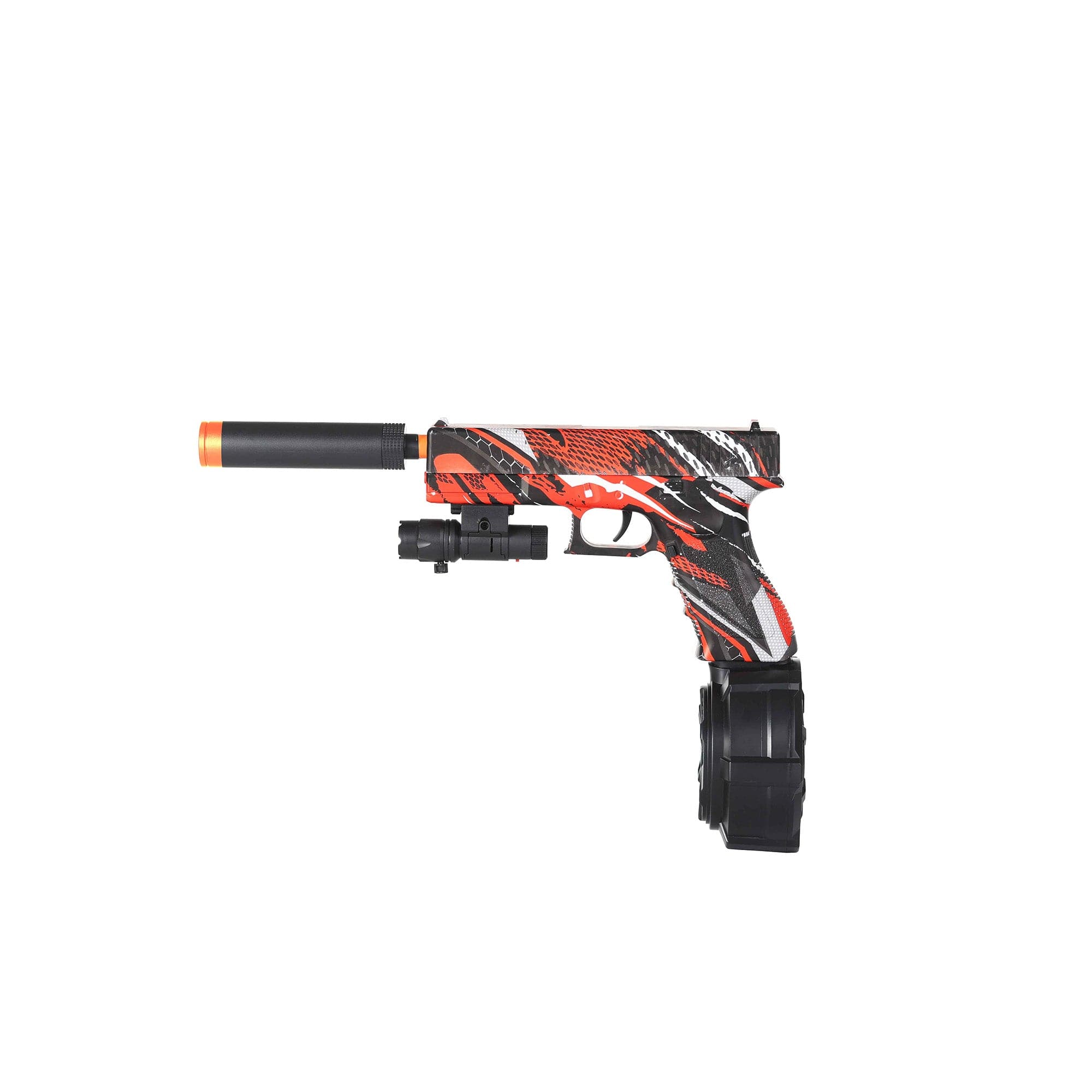 Gleetoy Pistola Glock Eléctrica Pistola Blaster de Gel (Roja)