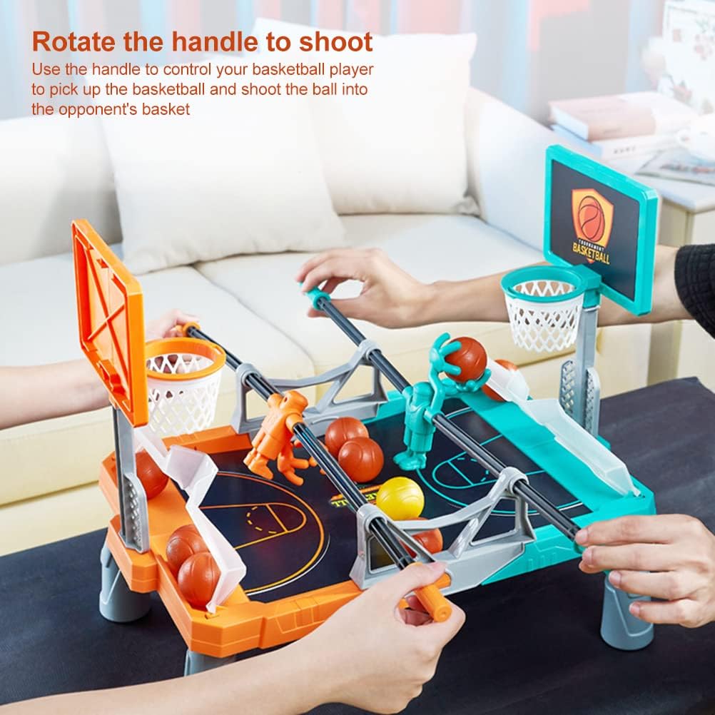 Tabletop Basketball Battle Game 2 Player Competitive Shooting Game