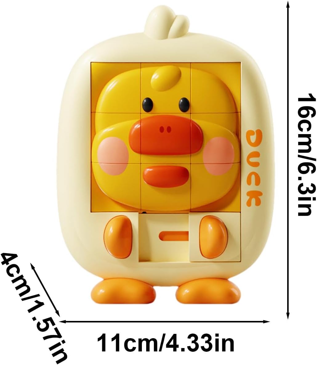 Animal Sliding Puzzle Toy for Kids – Montessori Brain Teaser Travel Game