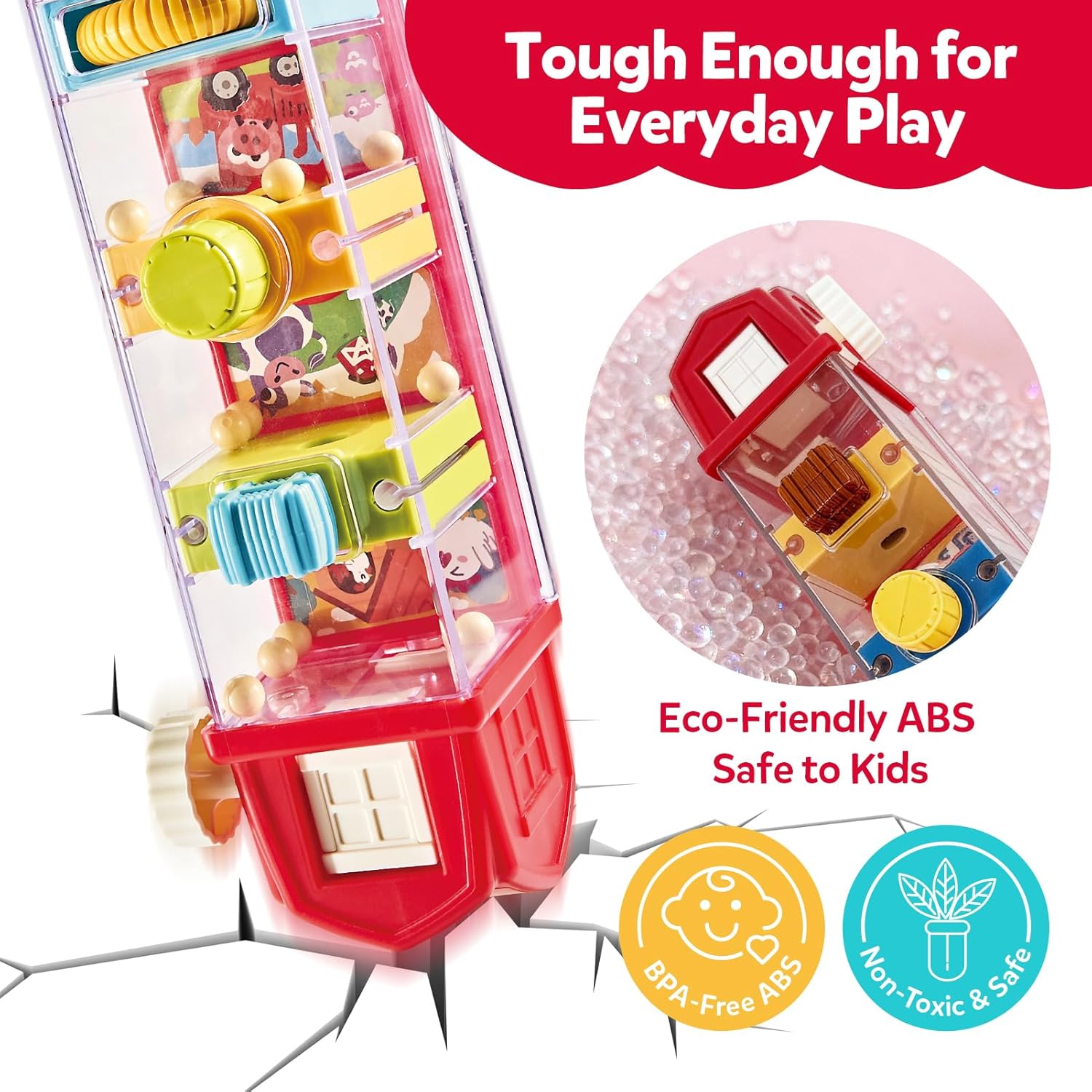 Montessori Egg Drop Toy for Toddlers Travel Fine Motor Toy