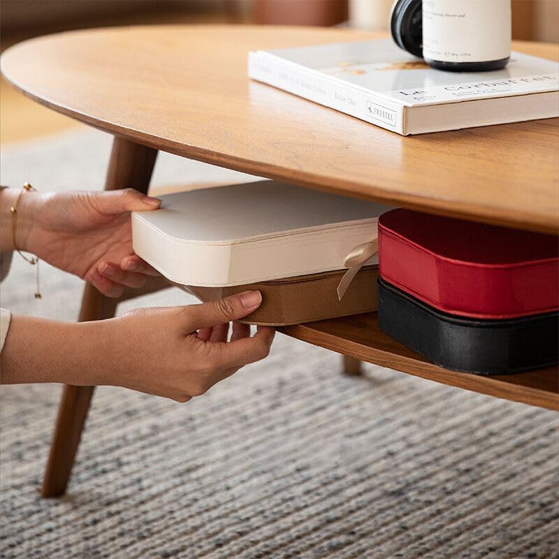 Modern Accordion Paper Stool, Lightweight Foldable Footstool & Side Table