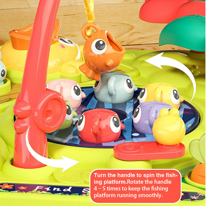 6-in-1 Toddler Activity Play Table Early Learning Montessori Toy