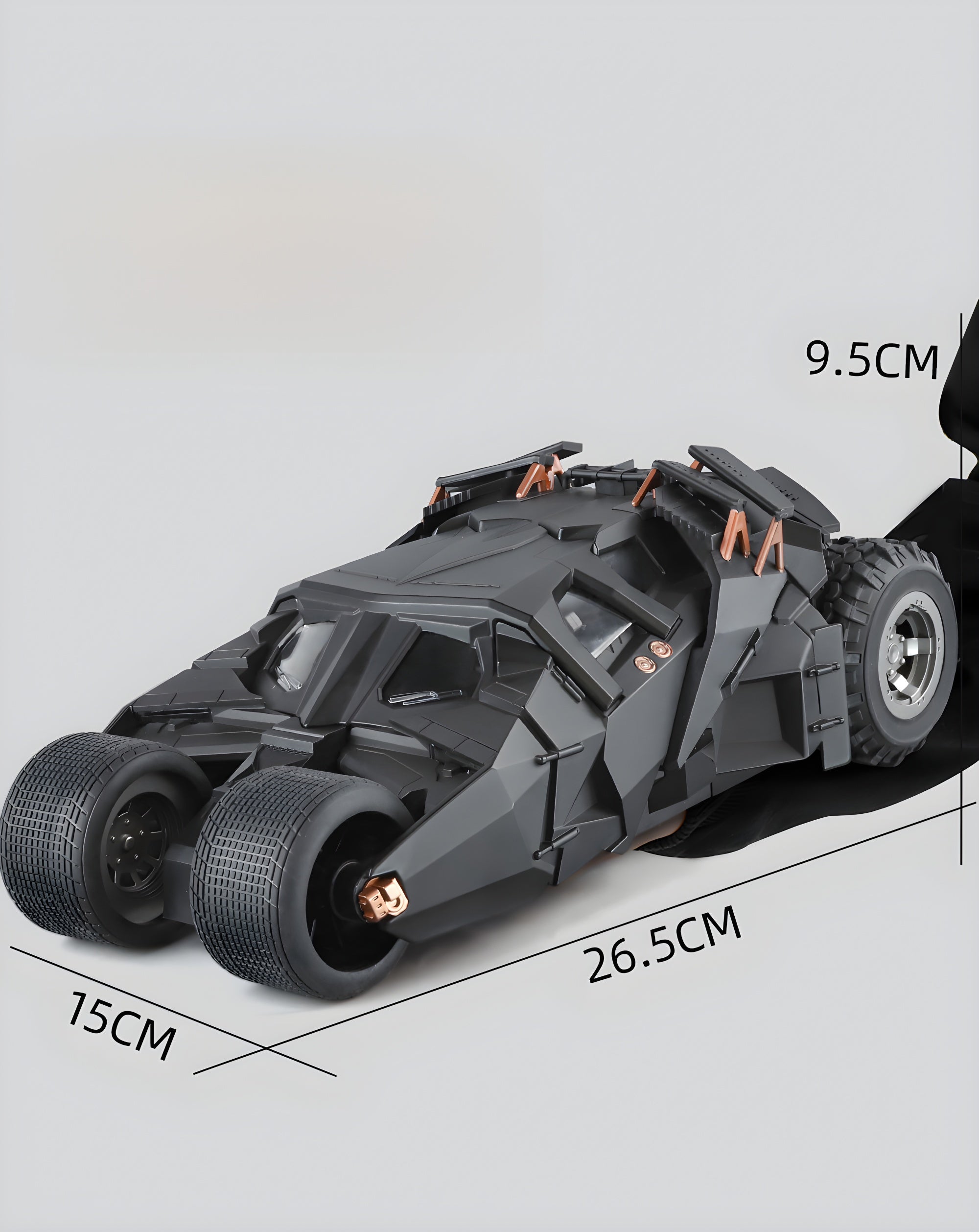 Dark Knight Trilogy Batmobile Tumbler 1:18 Scale Alloy Car Toy Model