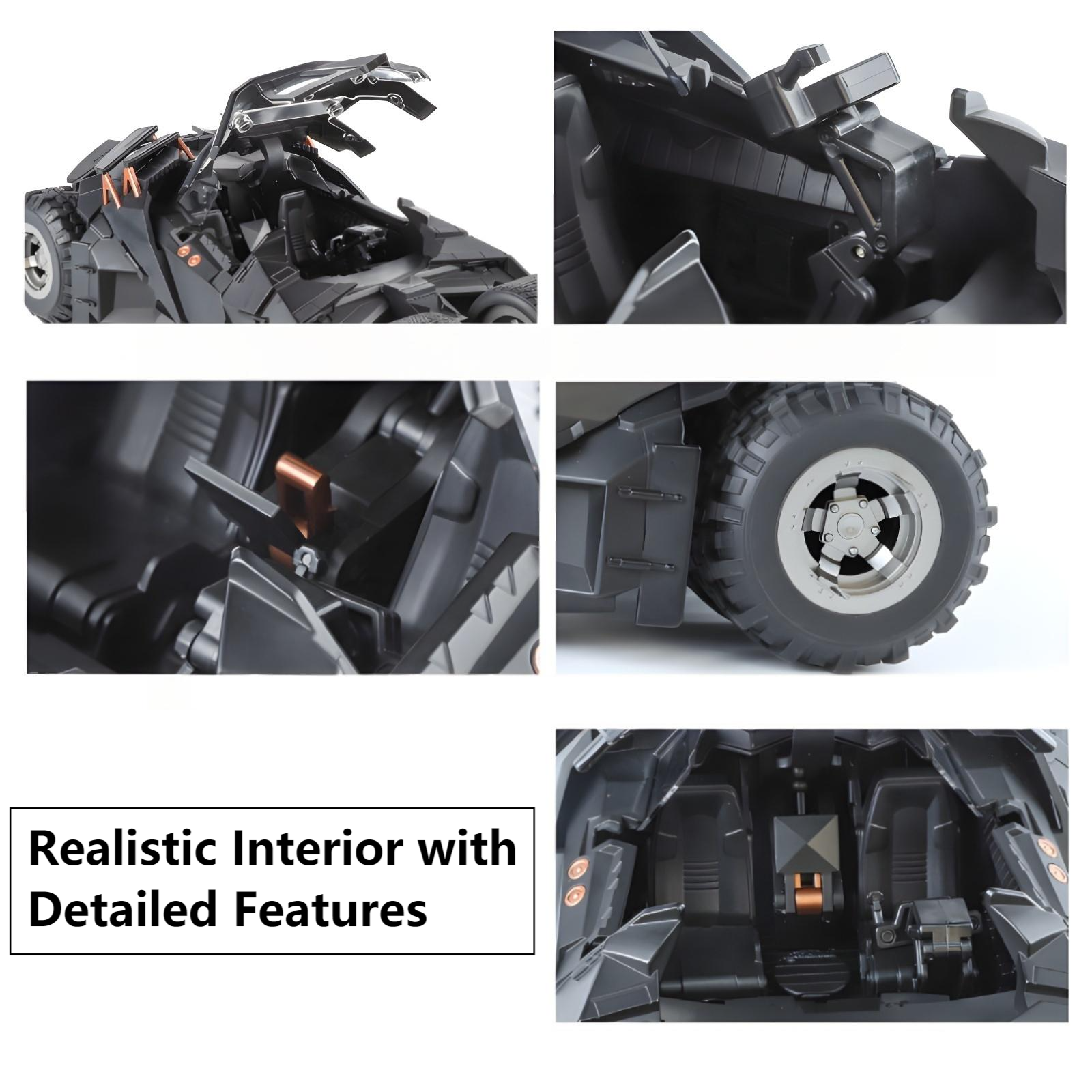 Dark Knight Trilogy Batmobile Tumbler 1:18 Scale Alloy Car Toy Model