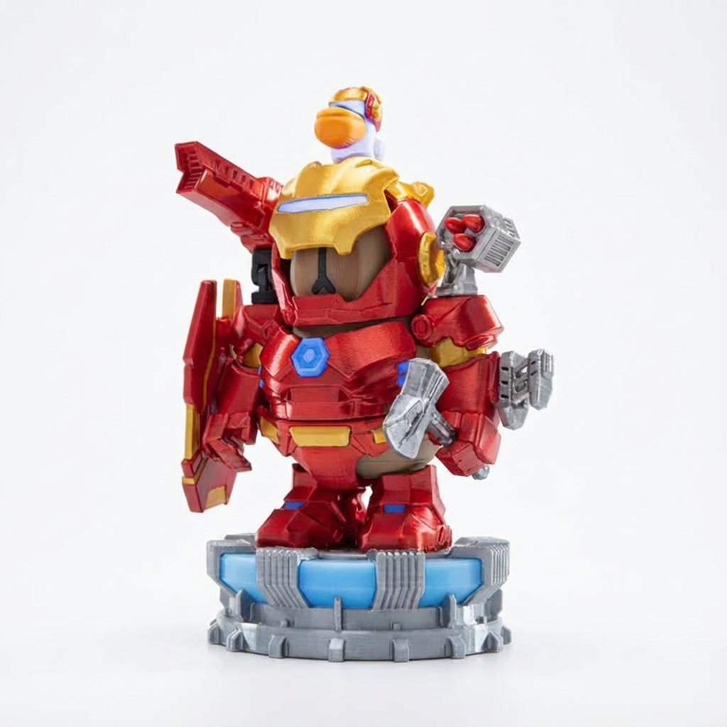 Iron Capybara Magnetic Equipment Toy Set Desktop Collectible Toy