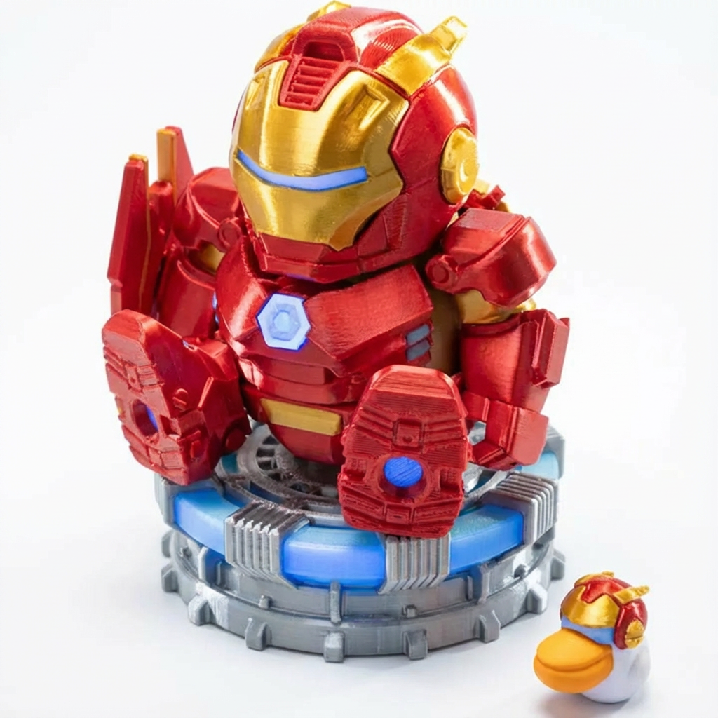 Iron Capybara Magnetic Equipment Toy Set Desktop Collectible Toy