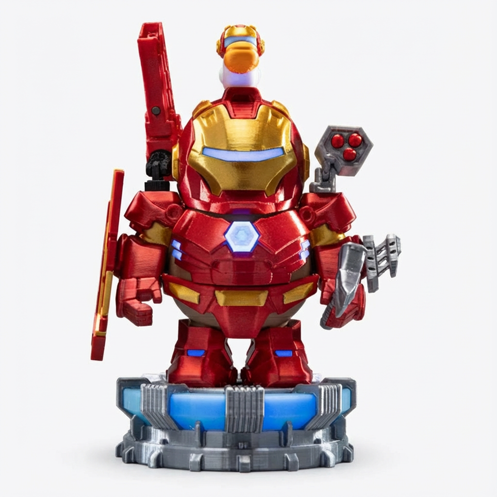 Iron Capybara Magnetic Equipment Toy Set Desktop Collectible Toy