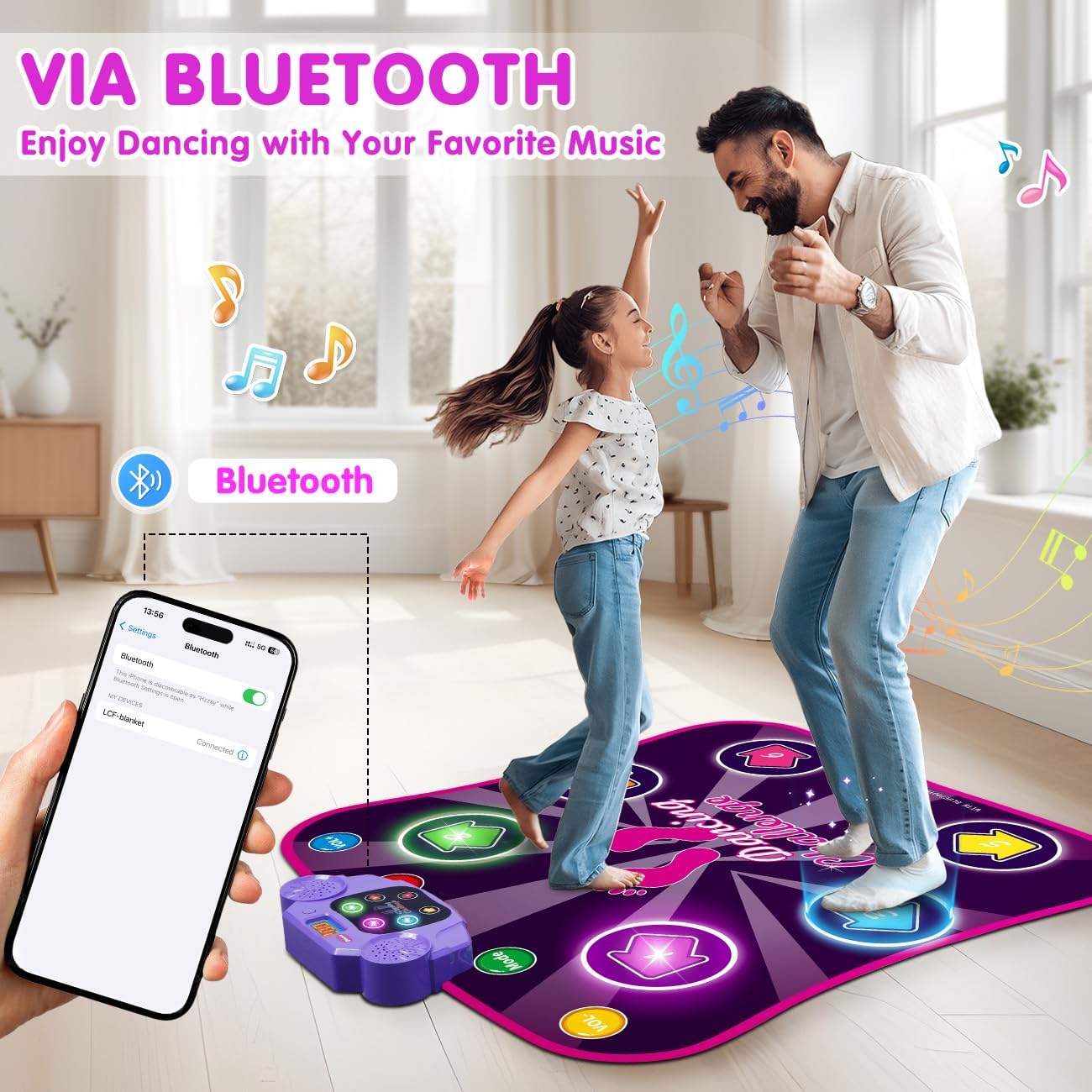 Dance Mat Toys for  Girls & Boys, Electronic Dance Pad