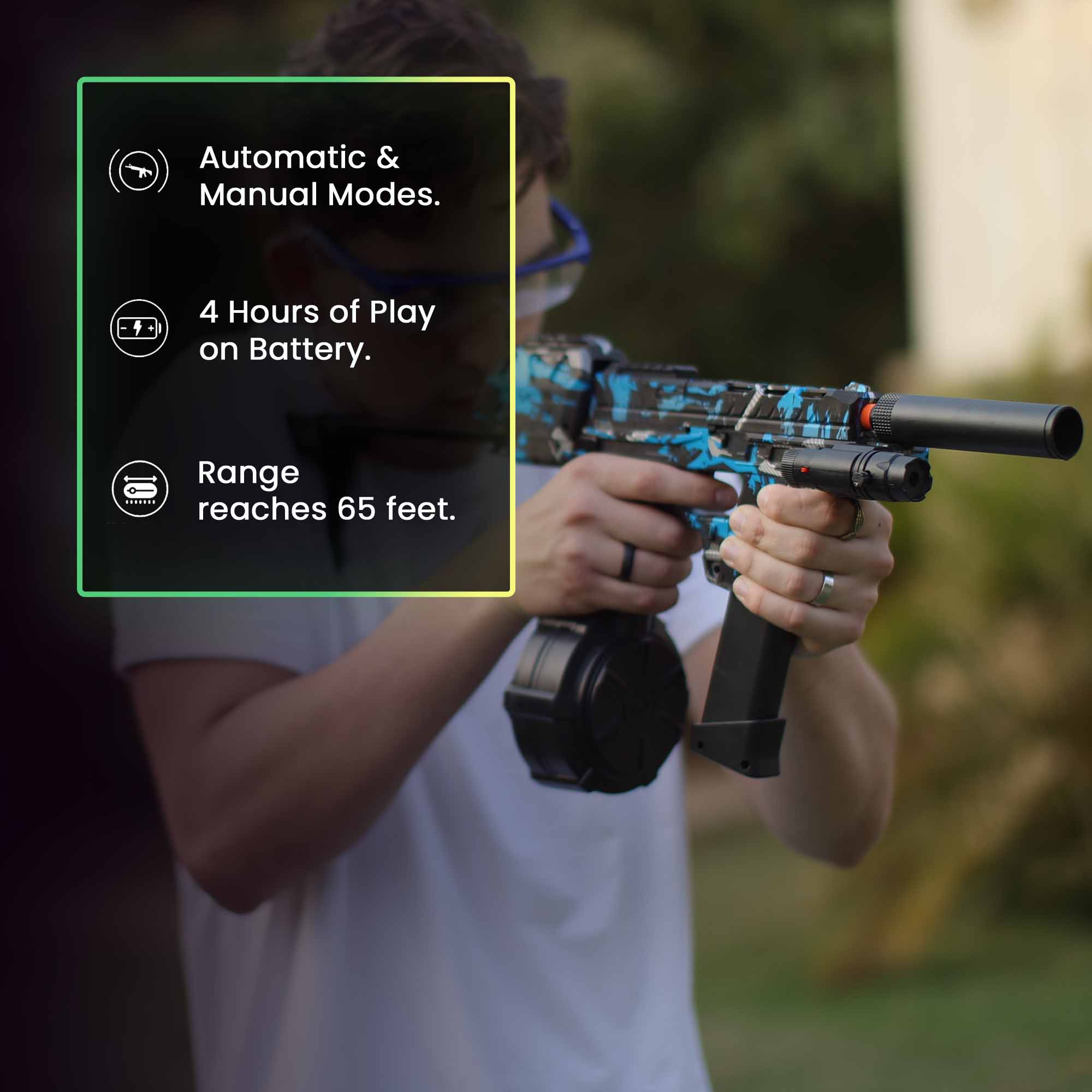 Gleetoy Electric MP17 Gel Blaster Gun (Grün)