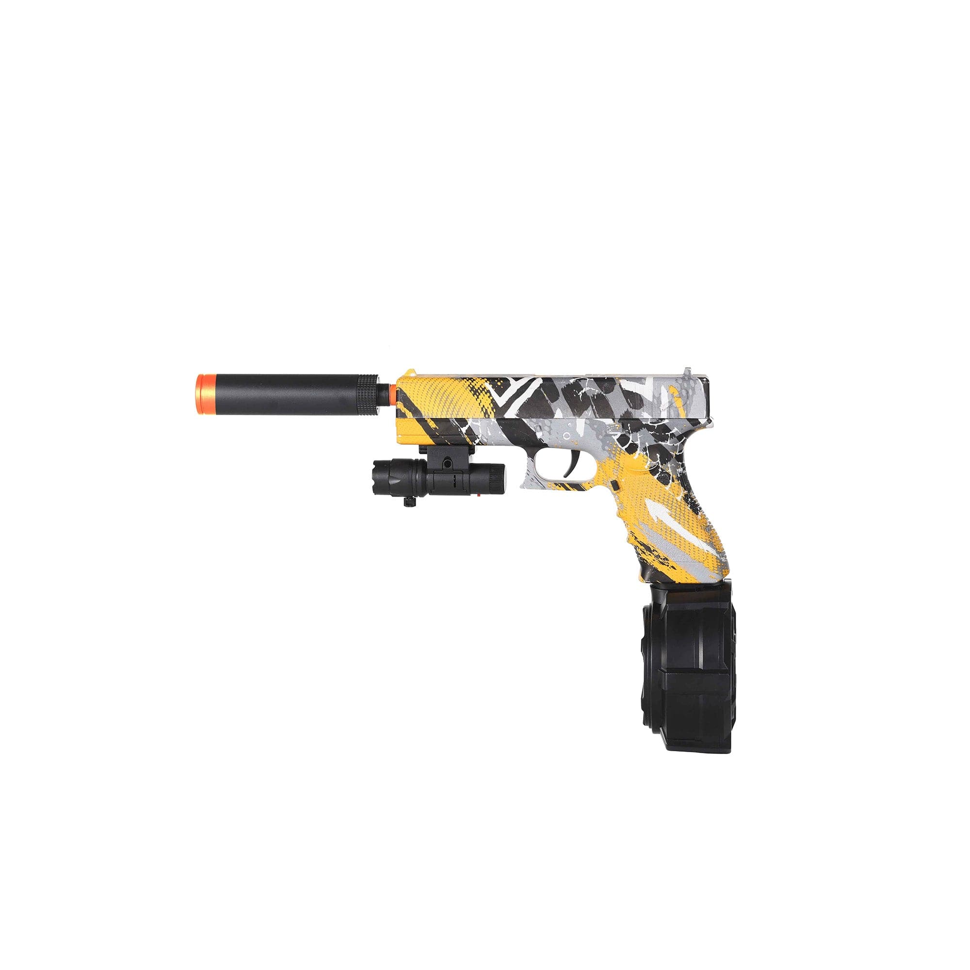 Gleetoy Pistola Glock Eléctrica Pistola Blaster de Gel (Amarillo)