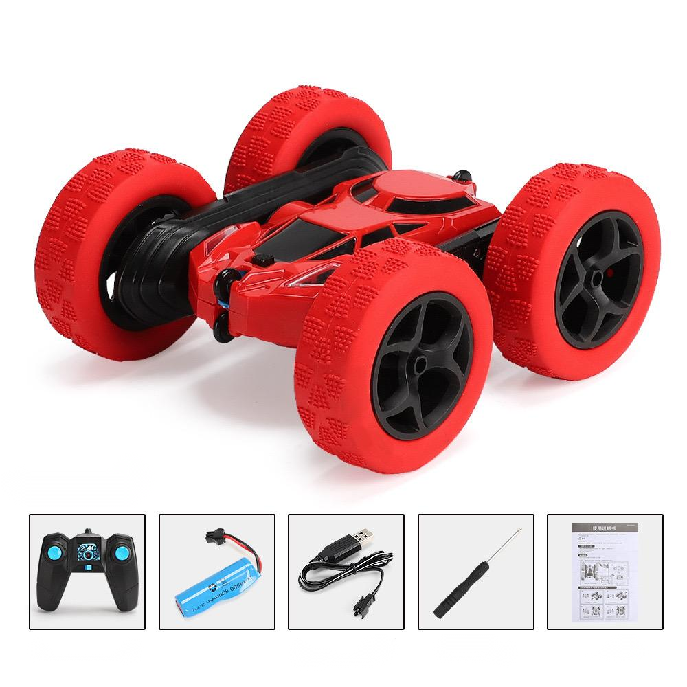 Gleetoy 4WD Stunt Remote Control Car with 360° Rotation & Headlights