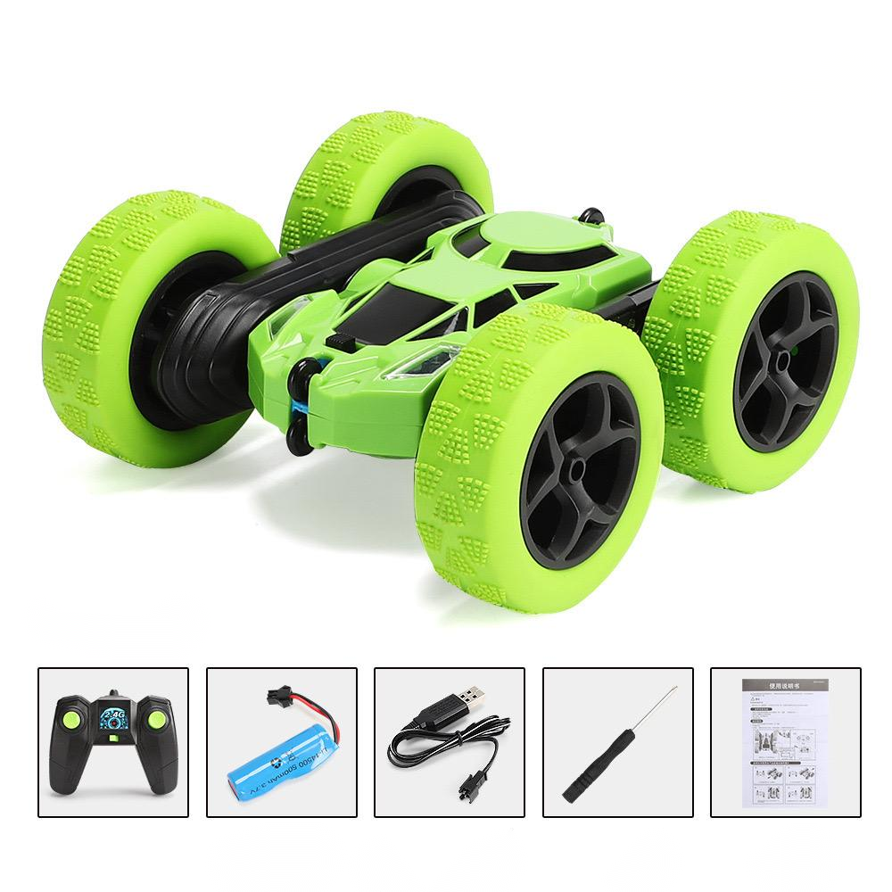 Gleetoy 4WD Stunt Remote Control Car with 360° Rotation & Headlights
