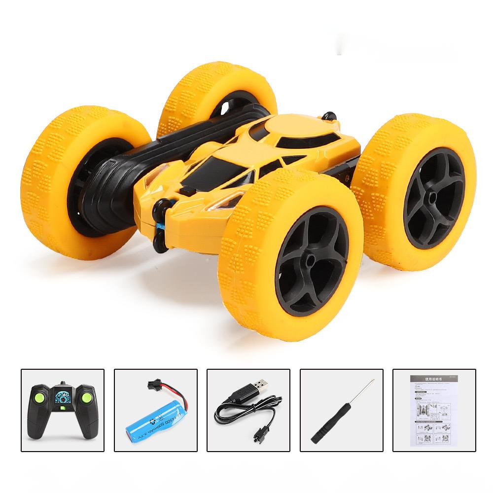 Gleetoy 4WD Stunt Remote Control Car with 360° Rotation & Headlights