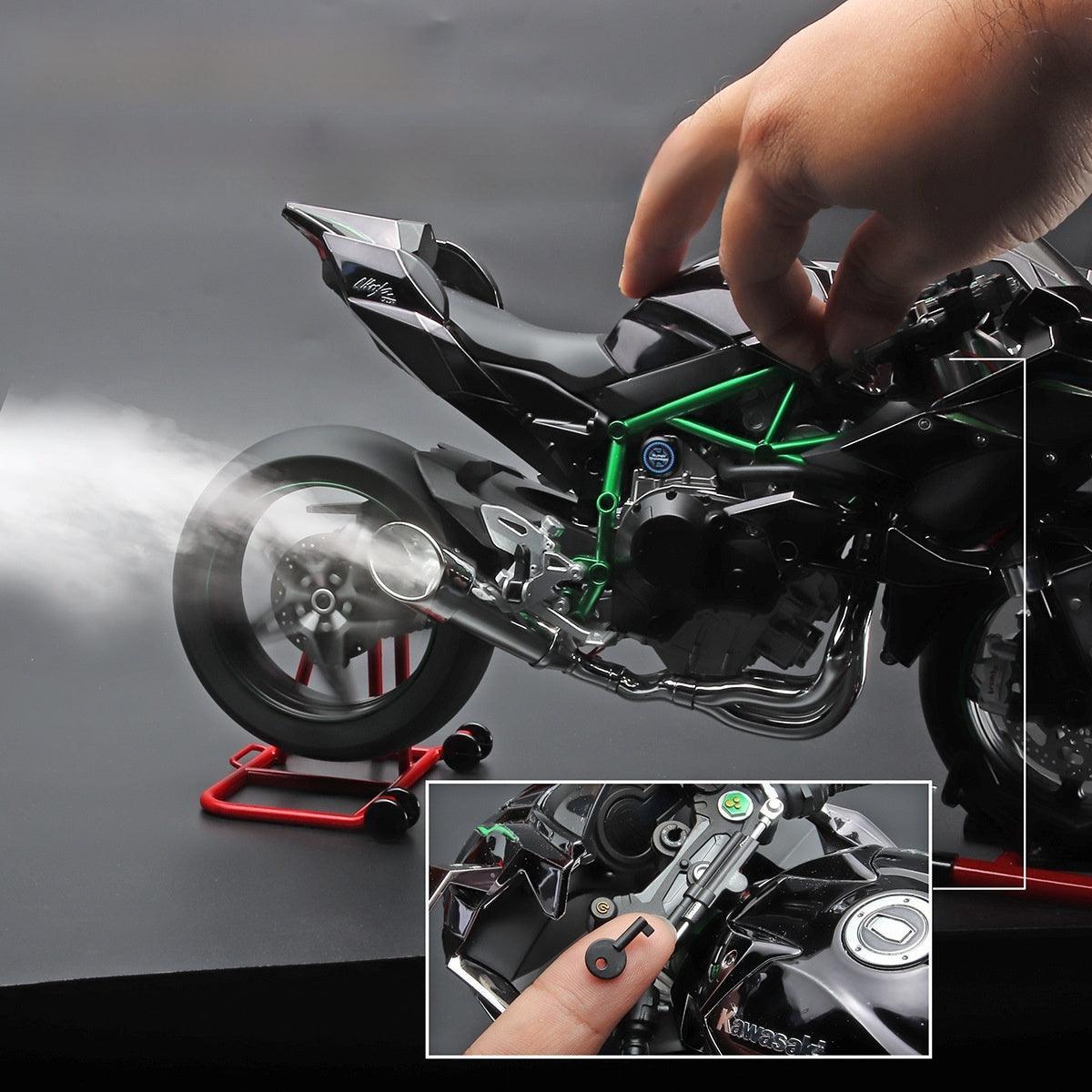 Gleetoy 1:6 Scale Kawasaki Ninjia H2R Sound and Mist Model