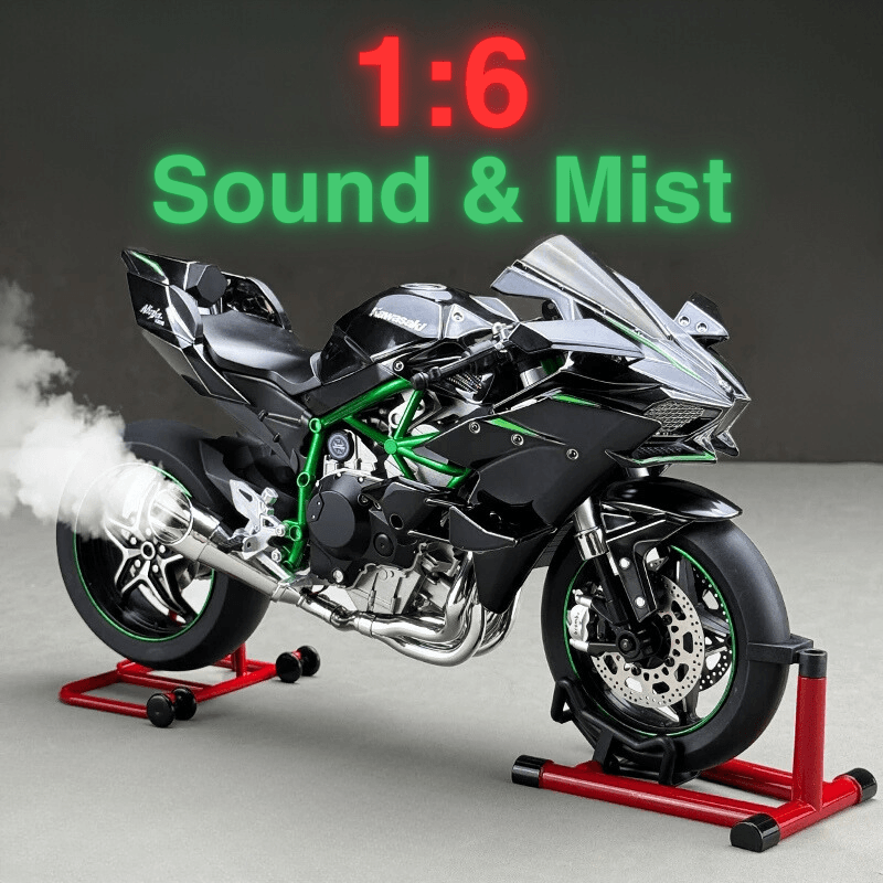 Gleetoy 1:6 Scale Kawasaki Ninjia H2R Sound and Mist Model