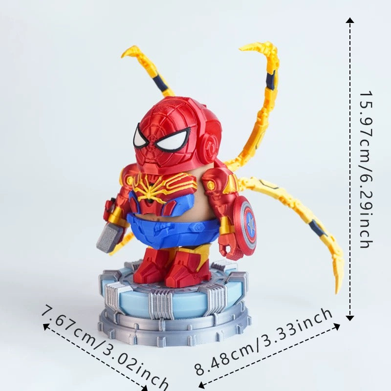 Spider Capybara Magnetic Equipment Toy Set Desktop Collectible Toy