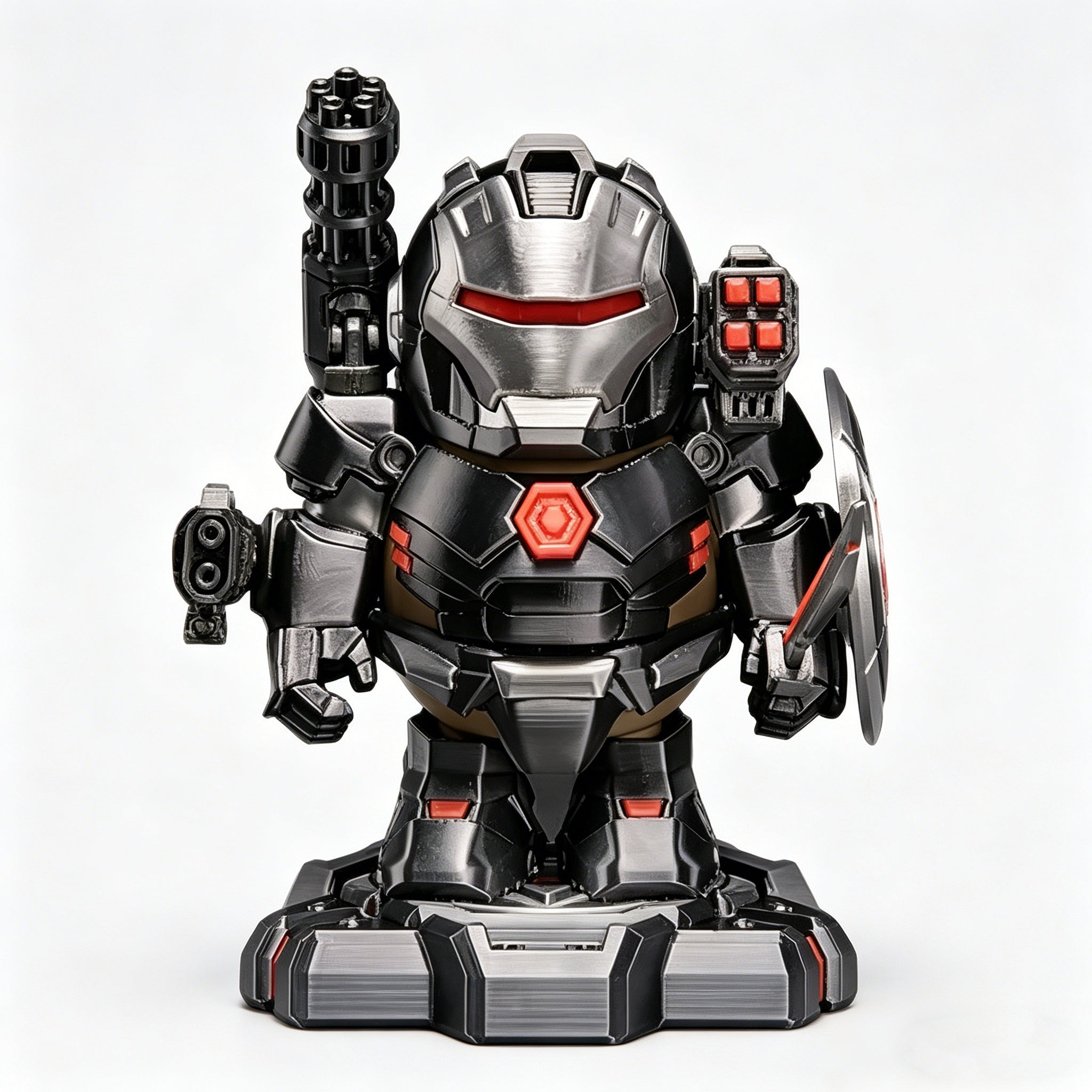 Capy War Machine Magnetic Equipment Toy Set Ironbara Desktop Collectible Toy