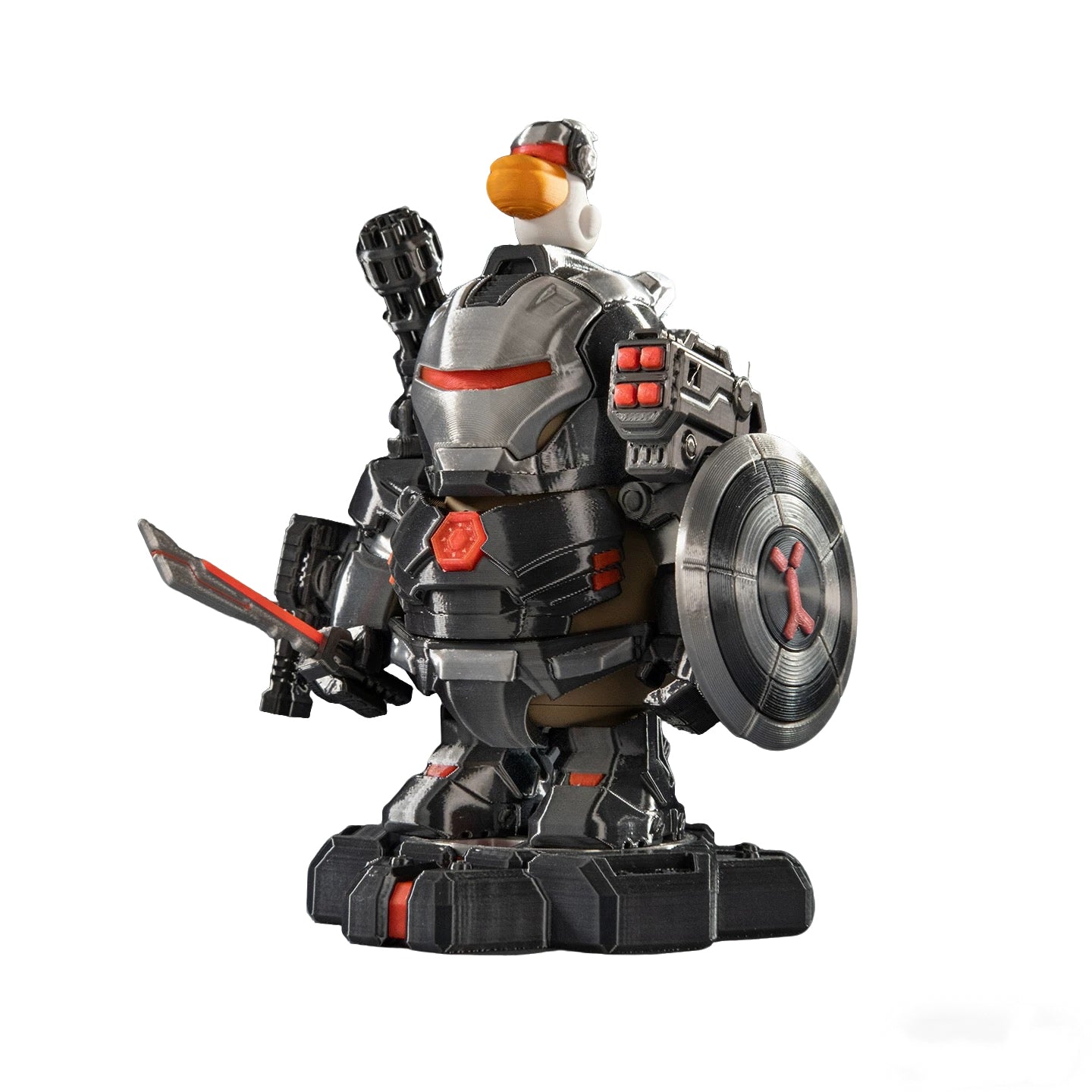 Capy War Machine Magnetic Equipment Toy Set Ironbara Desktop Collectible Toy