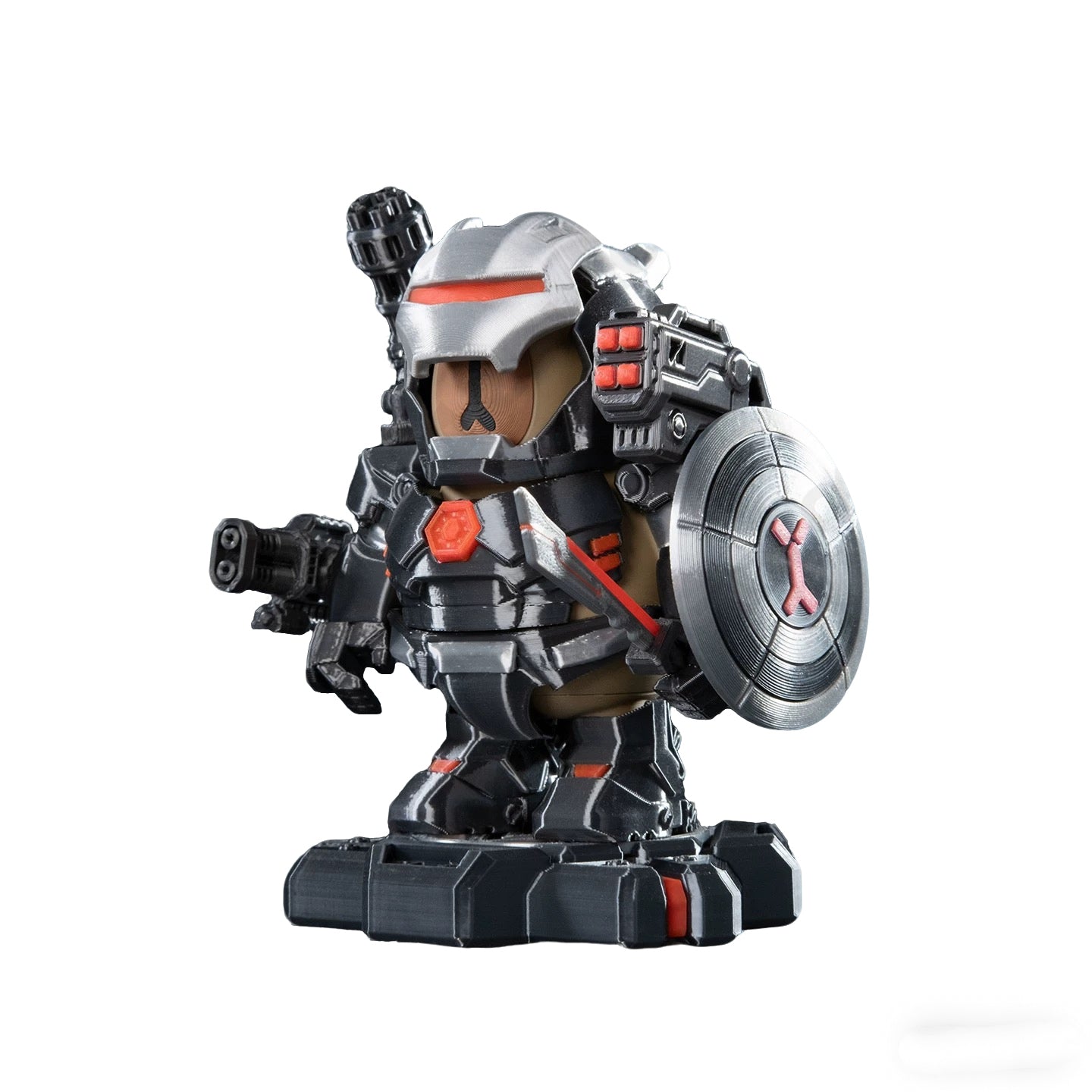 Capy War Machine Magnetic Equipment Toy Set Ironbara Desktop Collectible Toy