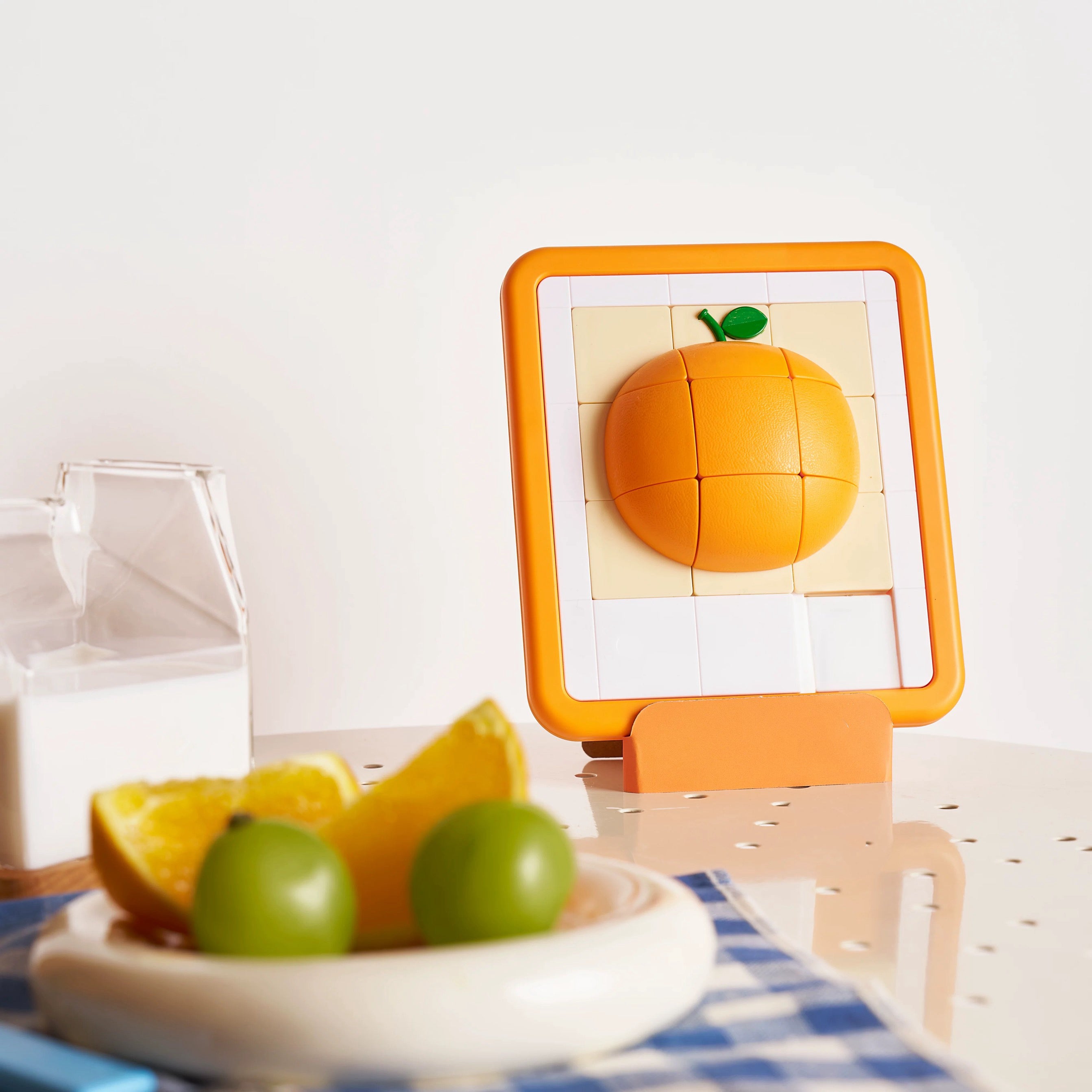 3D Fruit Sliding Puzzle Toy for Kids Brain Teaser Educational Gift