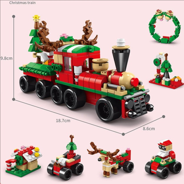 Gleetoy Christmas Building Blocks Playset (270 Pcs ~ 1235 Pcs)
