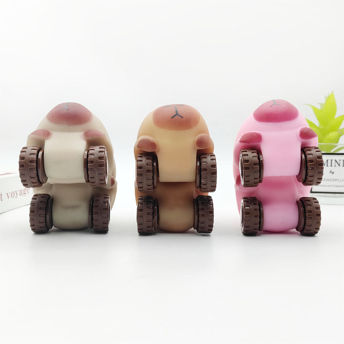 Capybara Pull Car – Soft Extensible Taba Squishy Fidget Toy