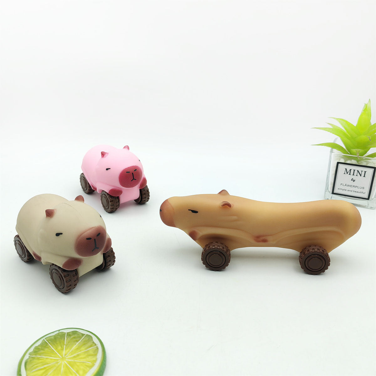 Capybara Pull Car – Soft Extensible Taba Squishy Fidget Toy