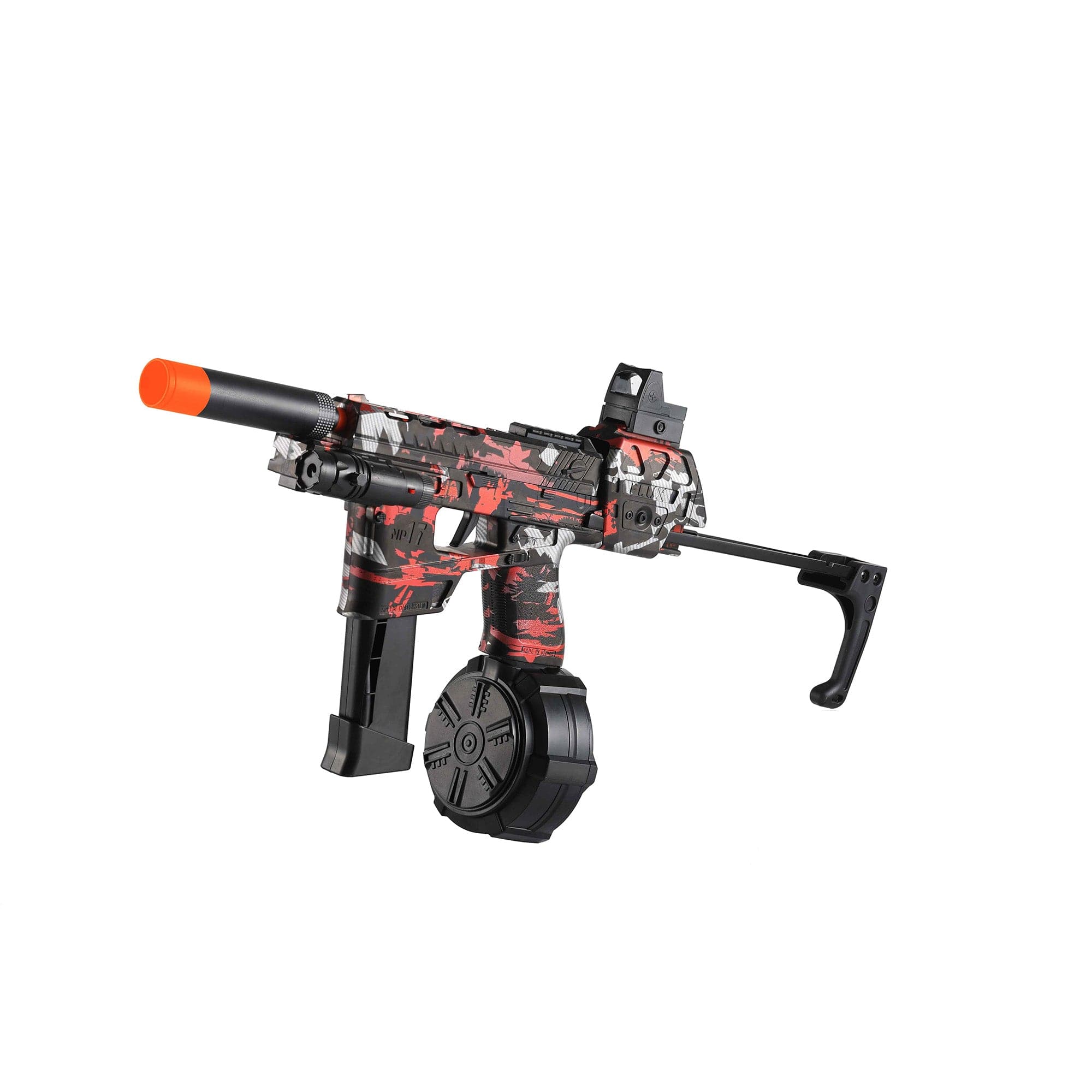 Pistola Blaster de Gel Gleetoy Electric MP17 (Roja)