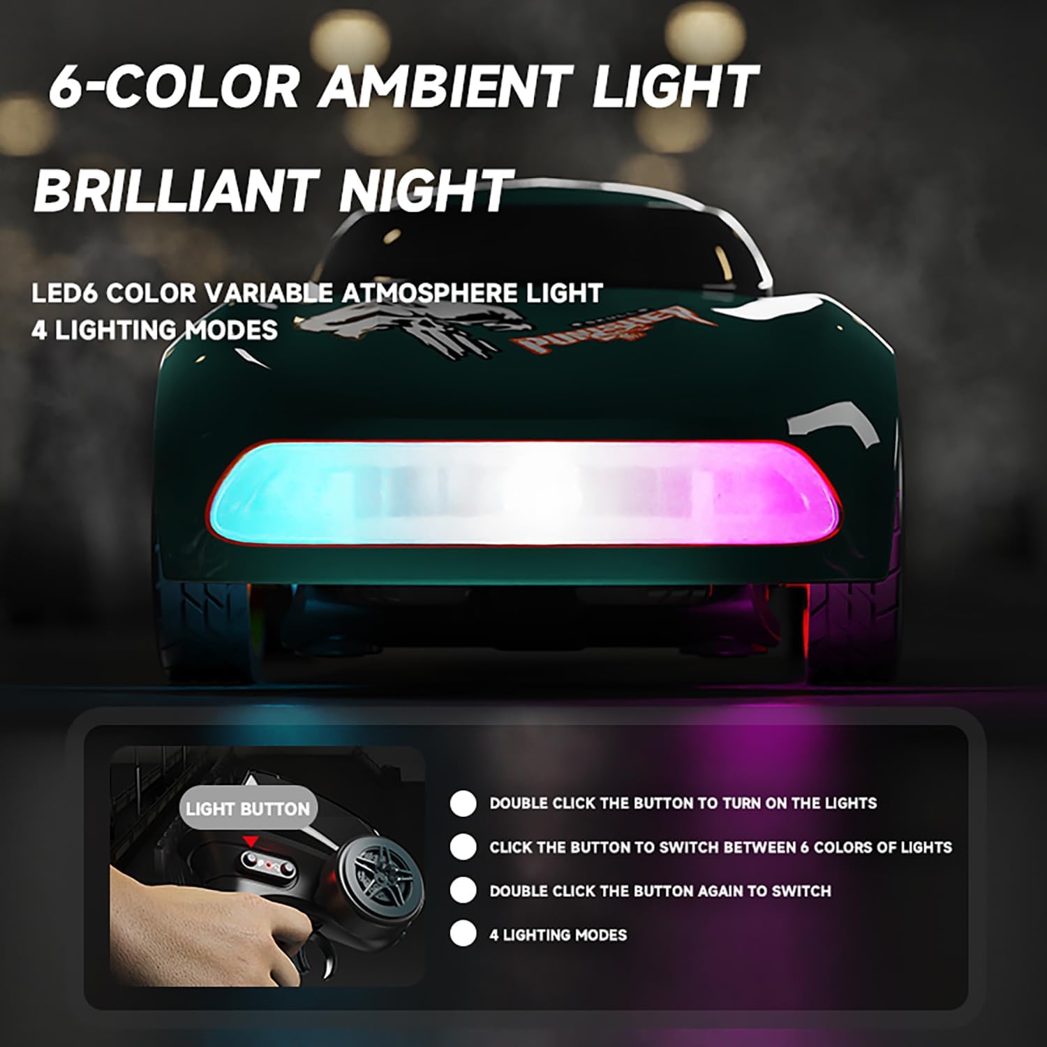 Gleetoy UltraX Pocket RC Drift Car High-Speed Mini Racer