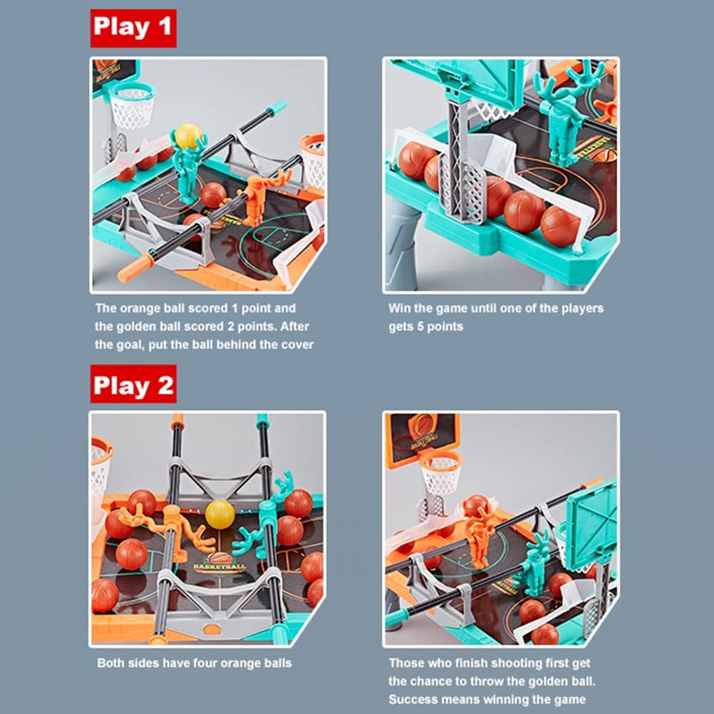 Tabletop Basketball Battle Game 2 Player Competitive Shooting Game