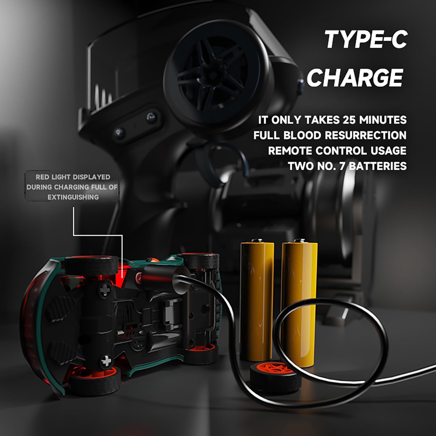 Gleetoy UltraX Pocket RC Drift Car High-Speed Mini Racer