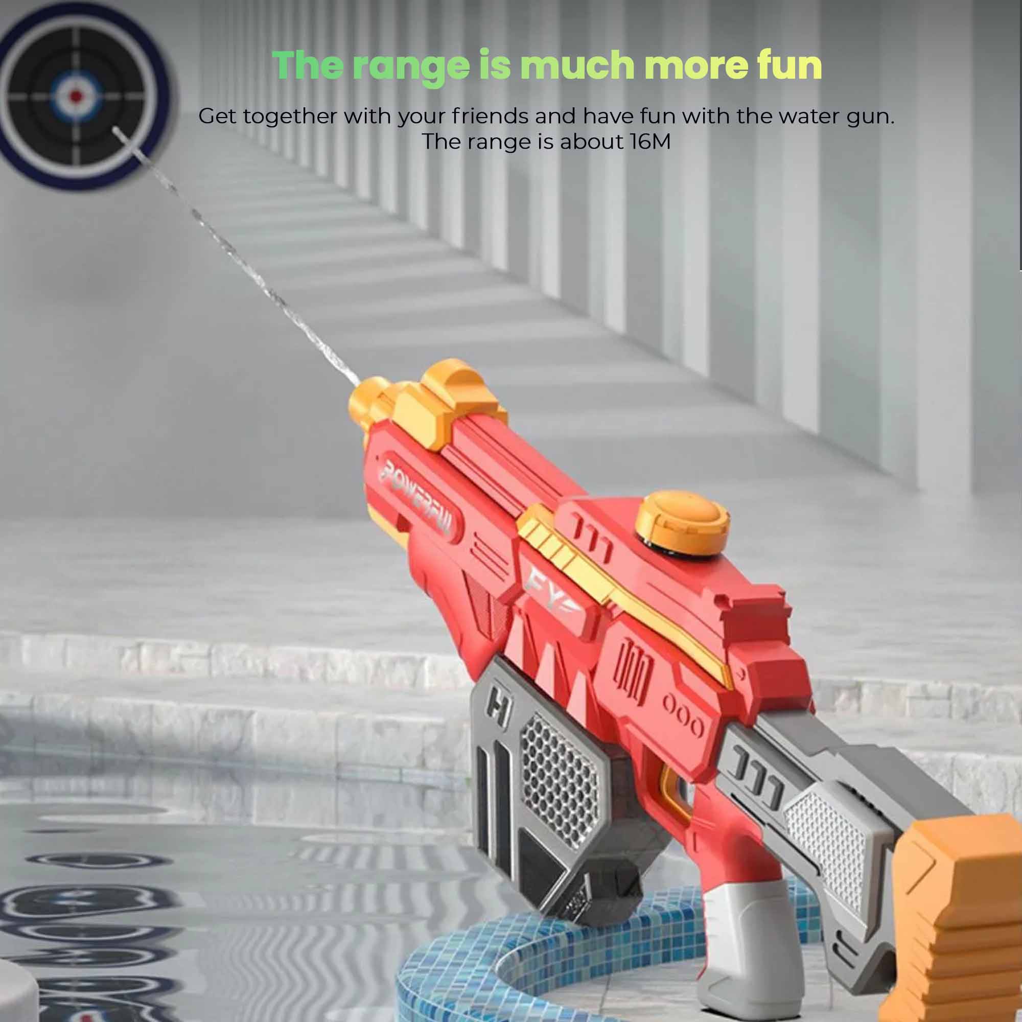 Pistola de agua espacial Gleetoy Electric M416