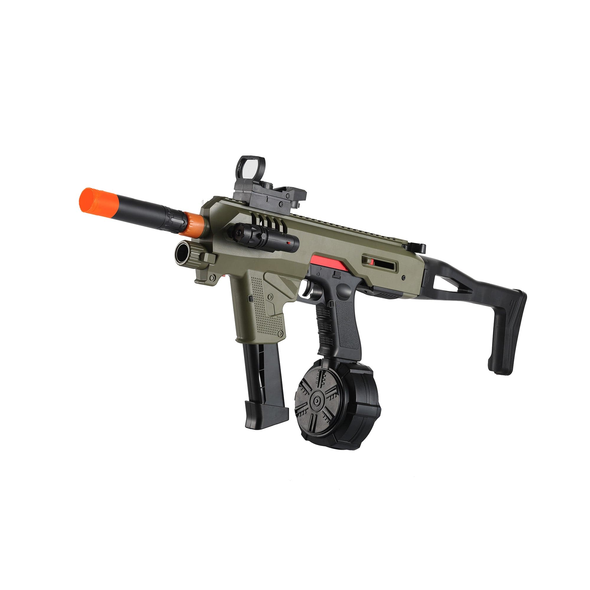 Gleetoy Kit de conversión de carabina Glock eléctrica Gel Blaster (verde)