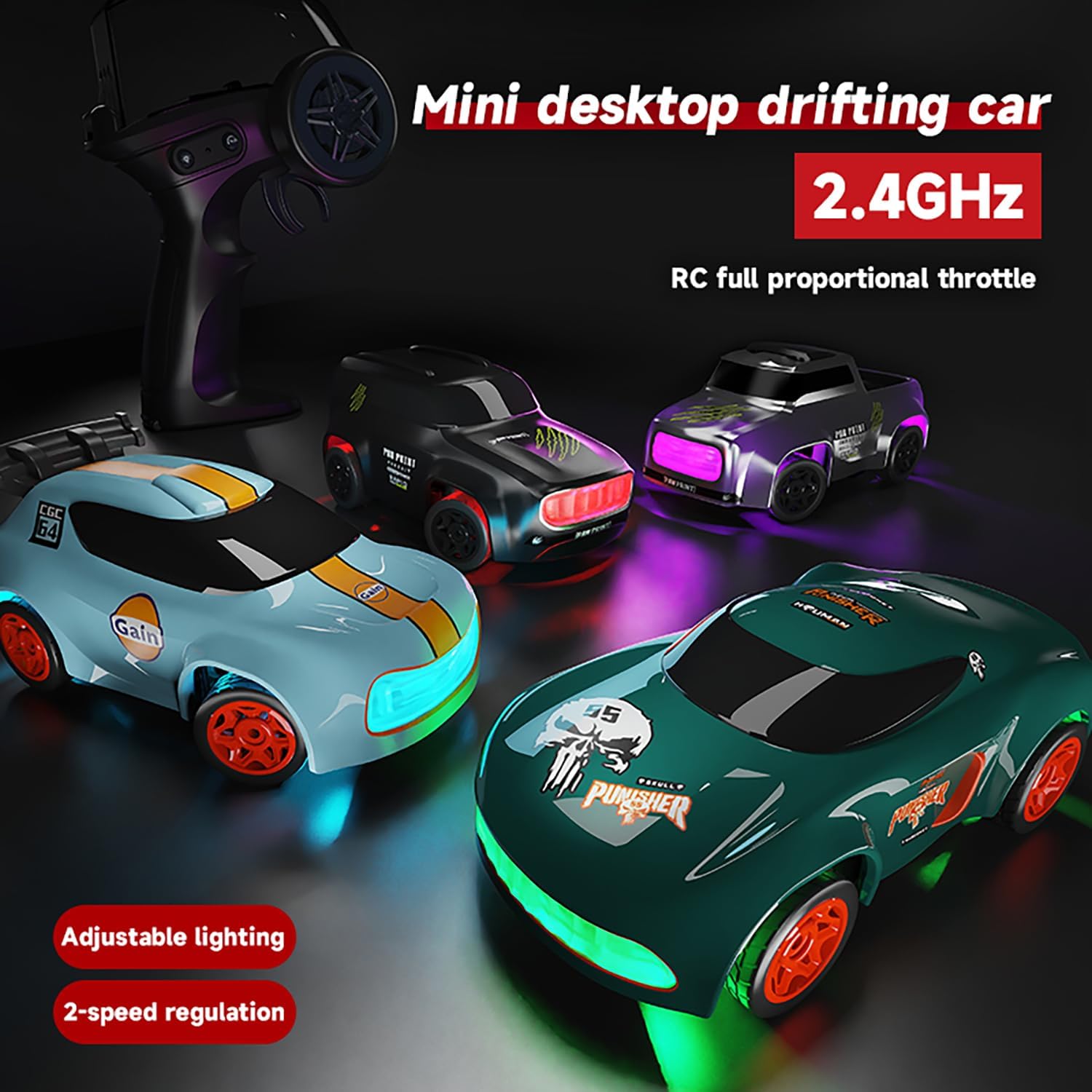 Gleetoy UltraX Pocket RC Drift Car High-Speed Mini Racer