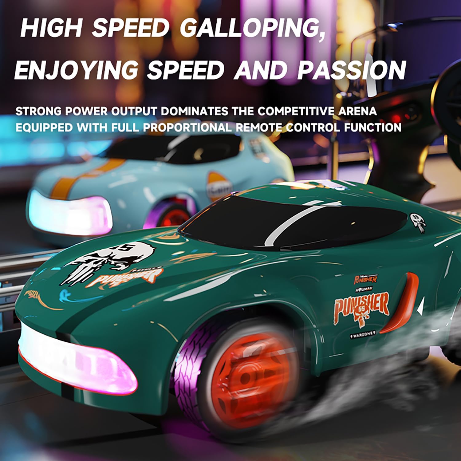 Gleetoy UltraX Pocket RC Drift Car High-Speed Mini Racer