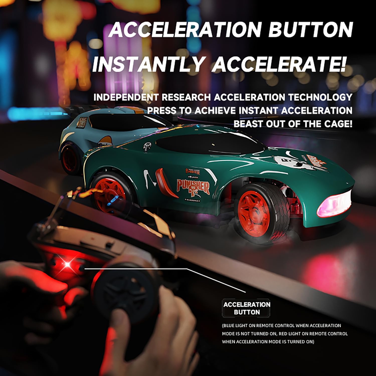 Gleetoy UltraX Pocket RC Drift Car High-Speed Mini Racer