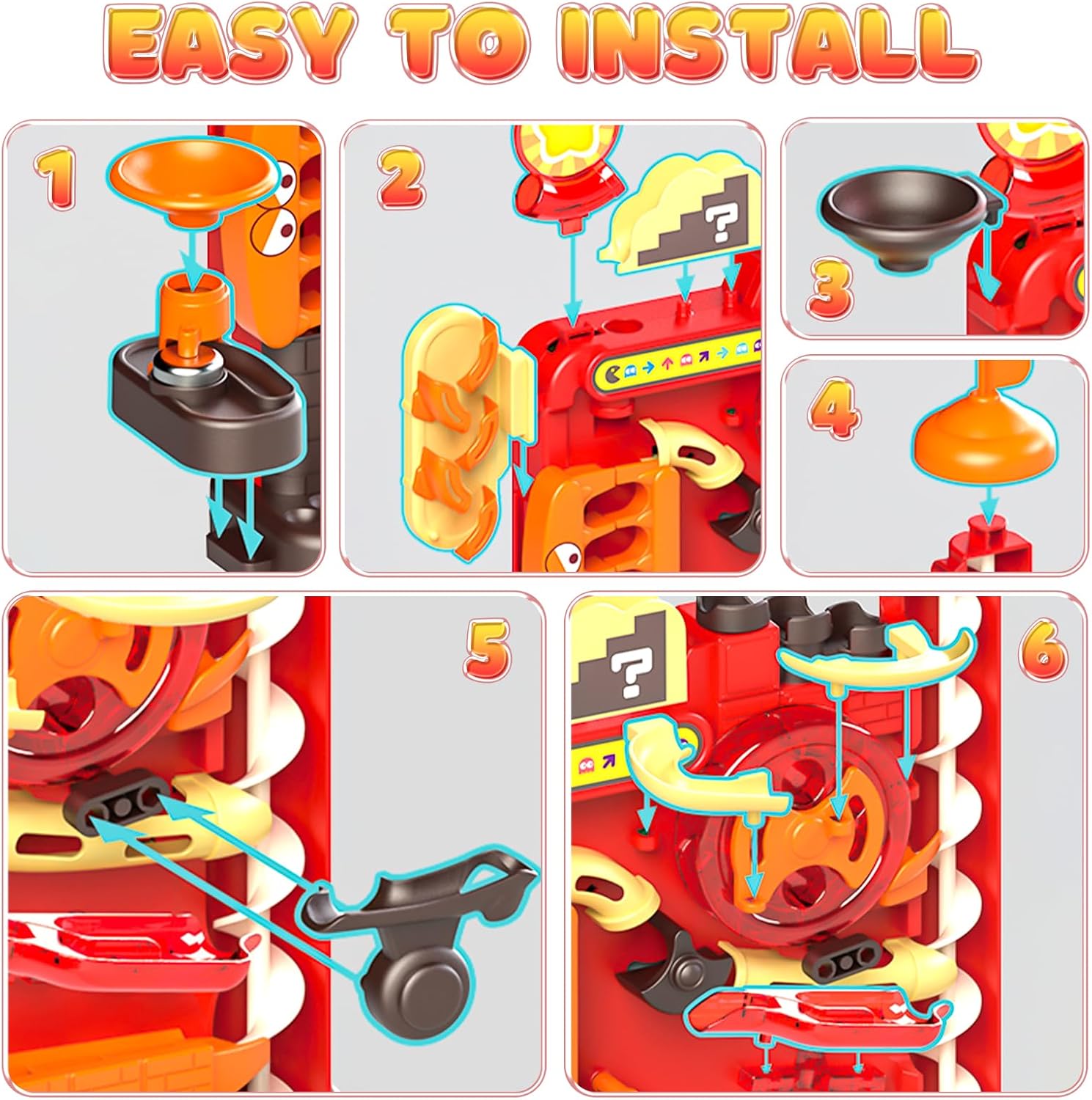 Gleetoy MarbleX STEM Marble Run Adventure Game Motor Skills Toy