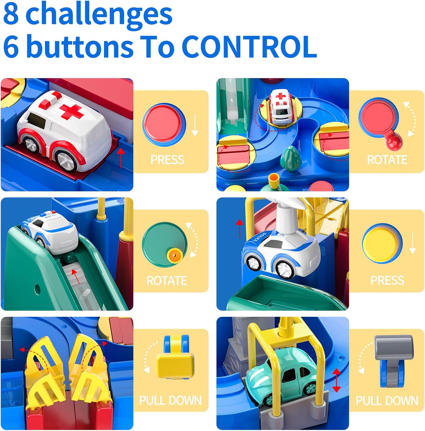 Gleetoy TrackX Car Adventure Track Toy