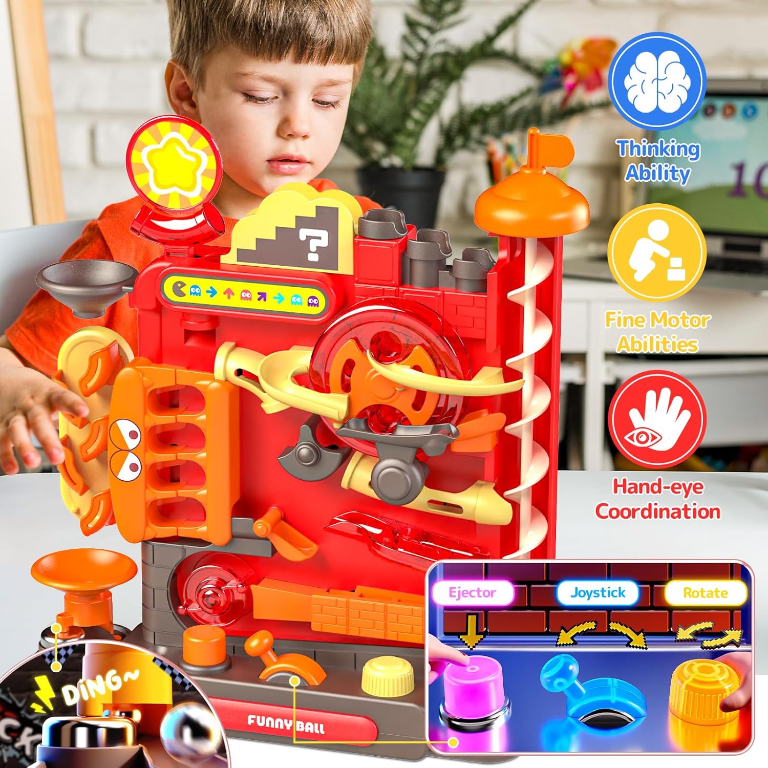 Gleetoy MarbleX STEM Marble Run Adventure Game Motor Skills Toy