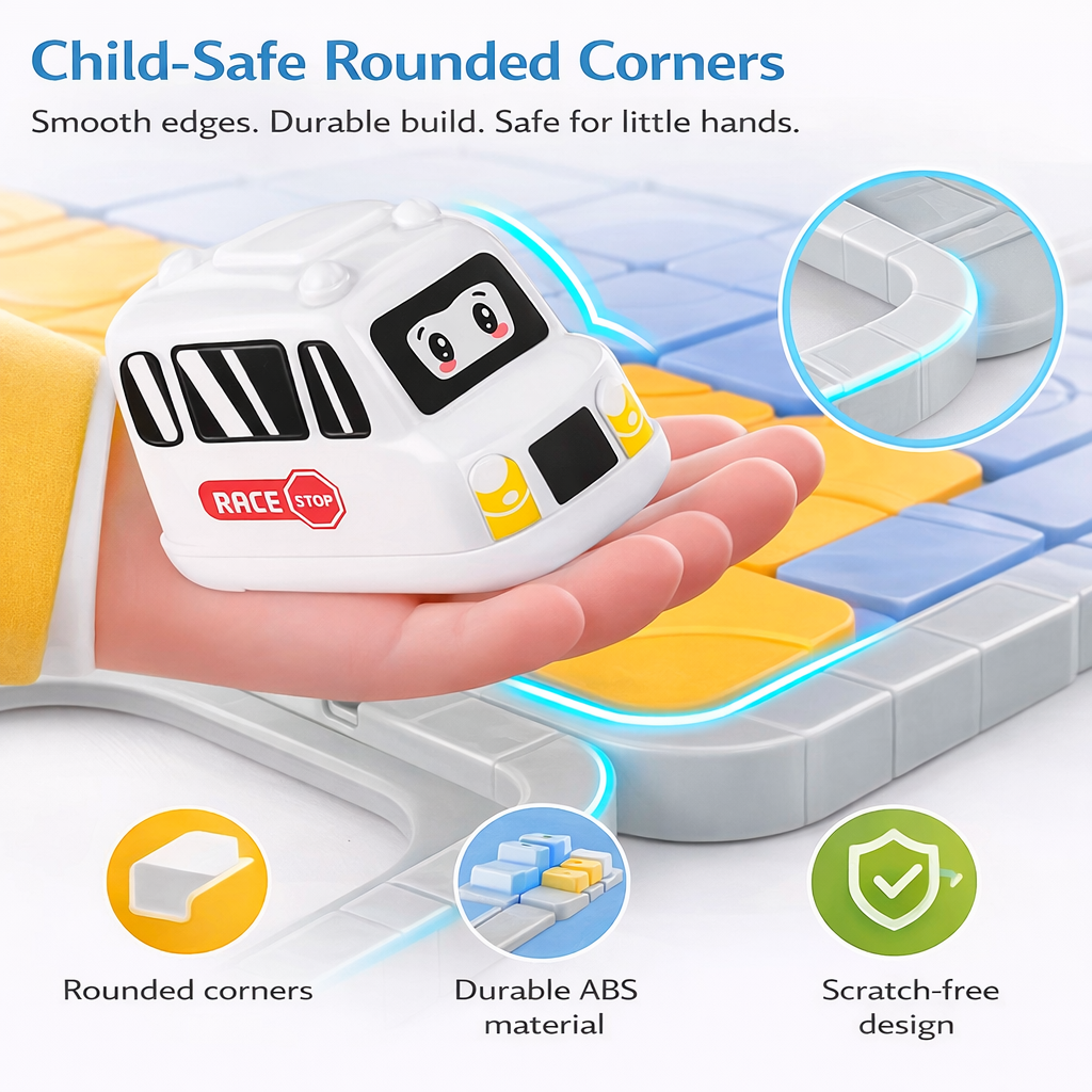 Electric Track Puzzle Smart Car Maze Game STEM Logic Building Toy