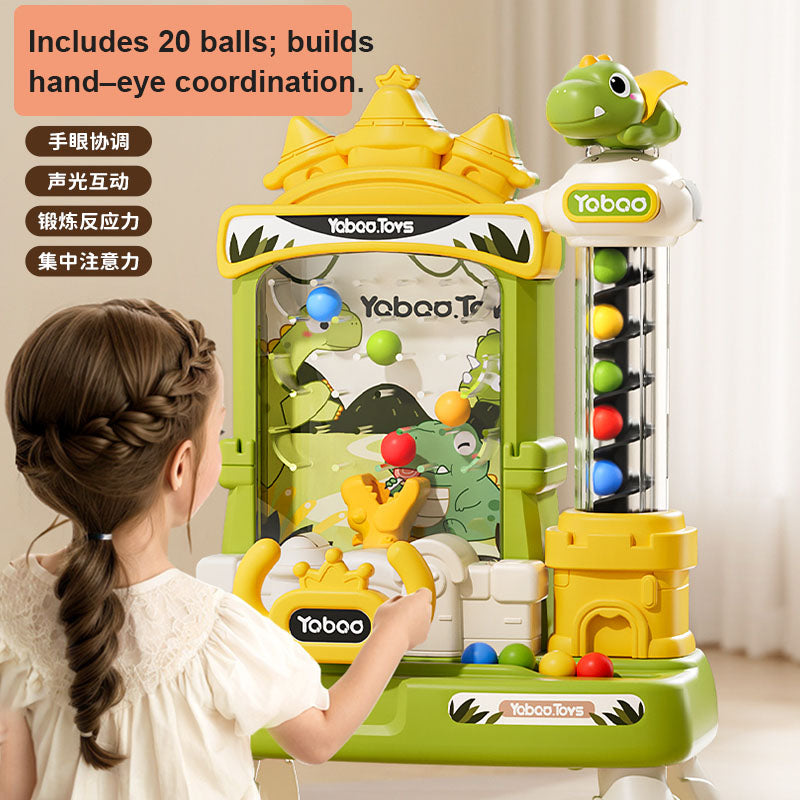 Gleetoy Dinosaur Bean Ball Catcher Hand-Eye Coordination Training Toy