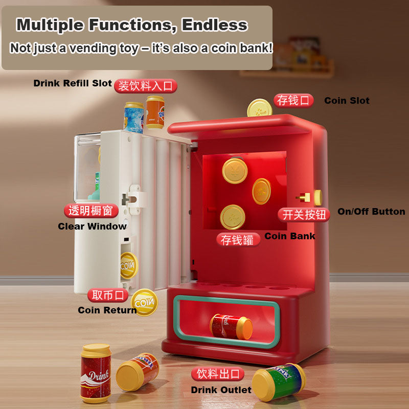 Kids Vending Machine Toy with Lights & Music